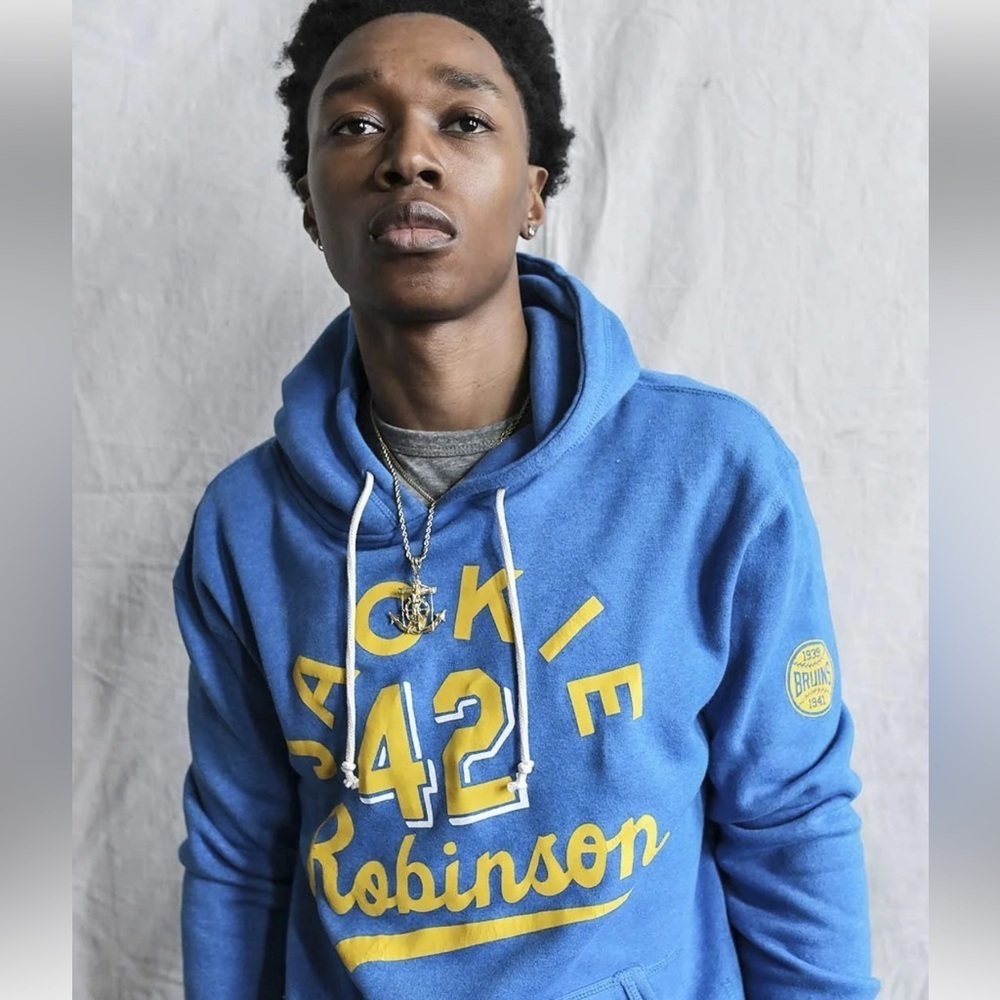 UCLA - Jackie Robinson Baseball Blue PO Hoody